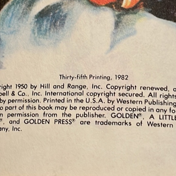 Vintage 1982 35th ed A Little Golden Book Frosty the snow man hardcover book - Picture 6 of 10